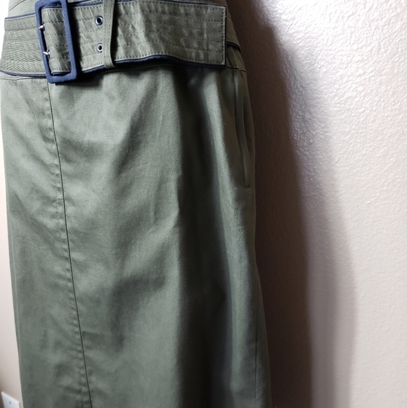 Escada Wrap A Round Belt Pencil Skirt-Size 10/38 - Picture 4 of 11